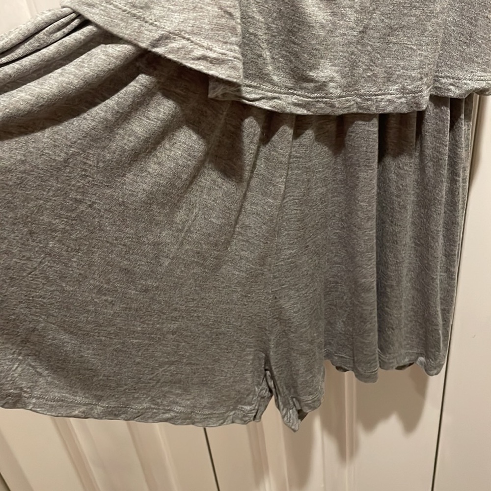 Moral Fiber Gray Romper - Picture 3 of 4